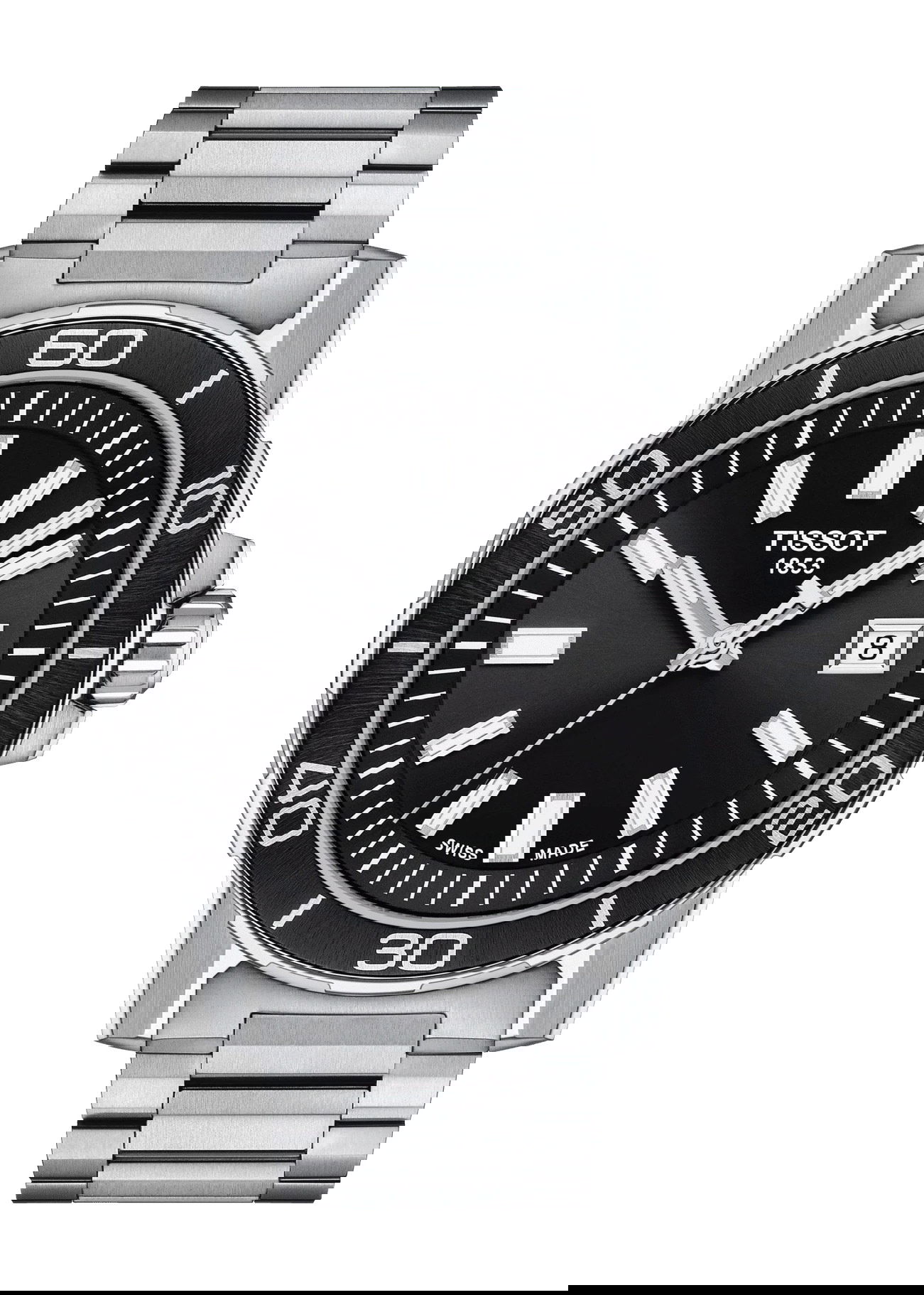 Tissot Supersport Gent luxury timepiece - detailed view