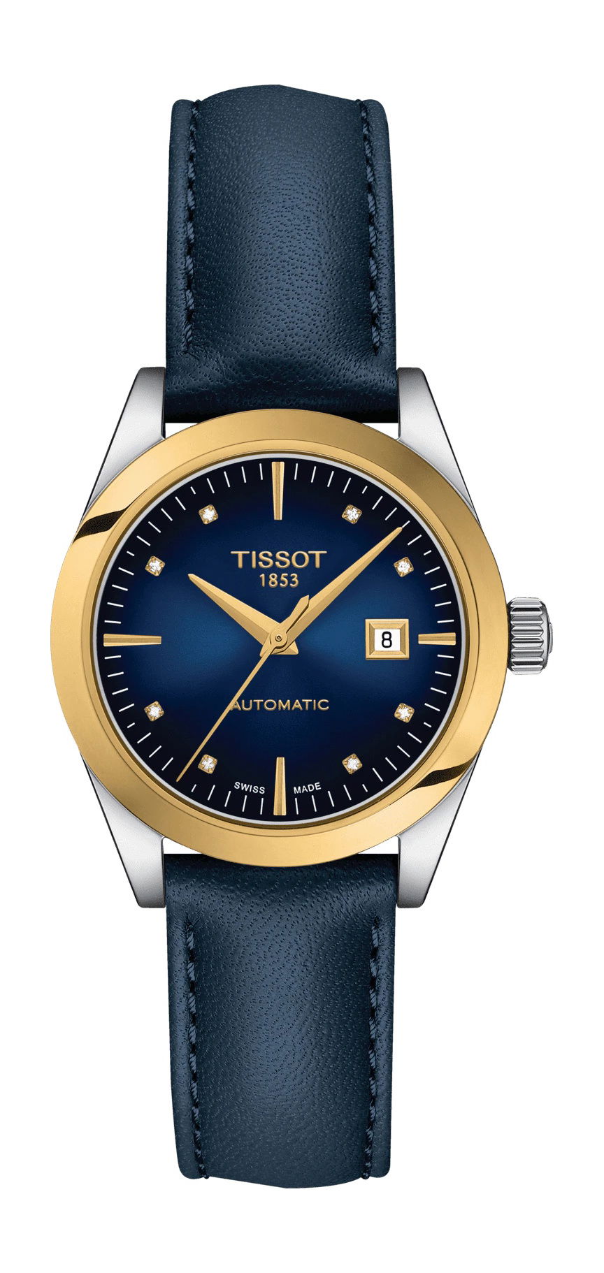 Tissot T-My Lady 18K Gold automatic luxury timepiece - detailed view