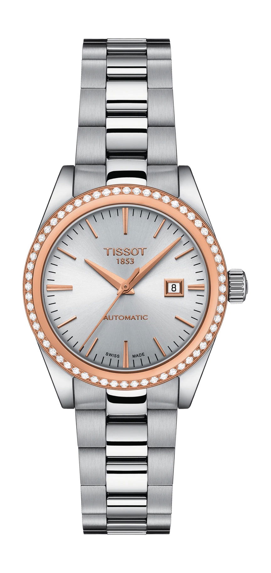 Tissot T-My Lady Automatic 18K Gold luxury timepiece - detailed view