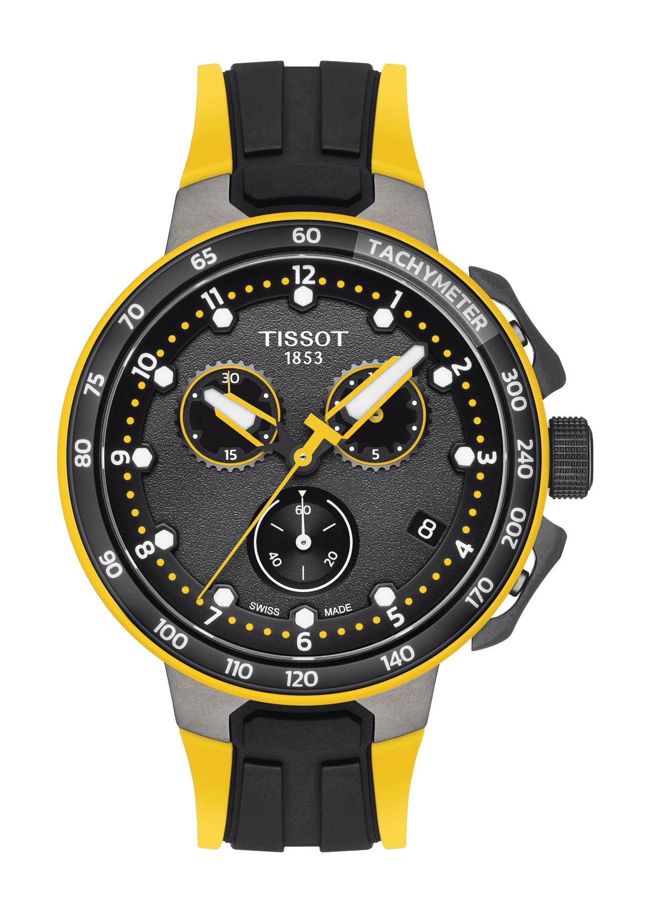 Tissot T-Race Cycling Tour de France 2019 Special Edition luxury timepiece - detailed view