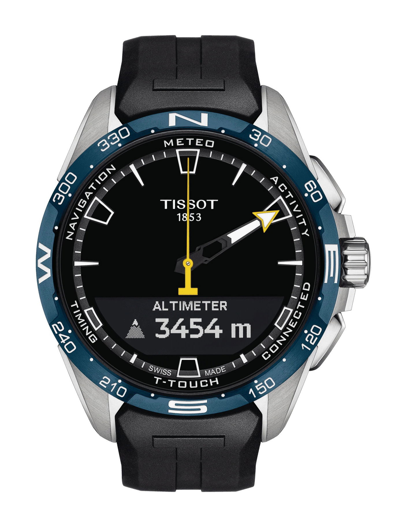 Tissot T-Touch Connect Solar Jungfraubahn Swiss Edition luxury timepiece - detailed view