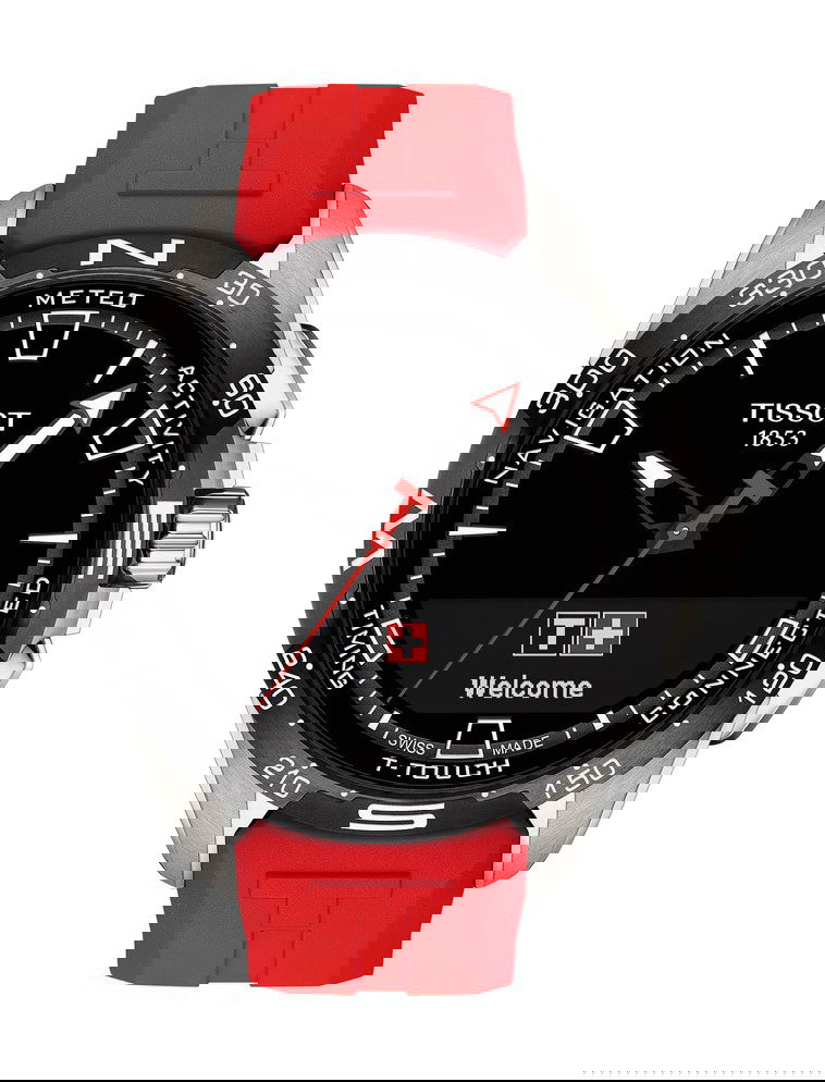 Tissot T-Touch Connect Solar luxury timepiece - detailed view