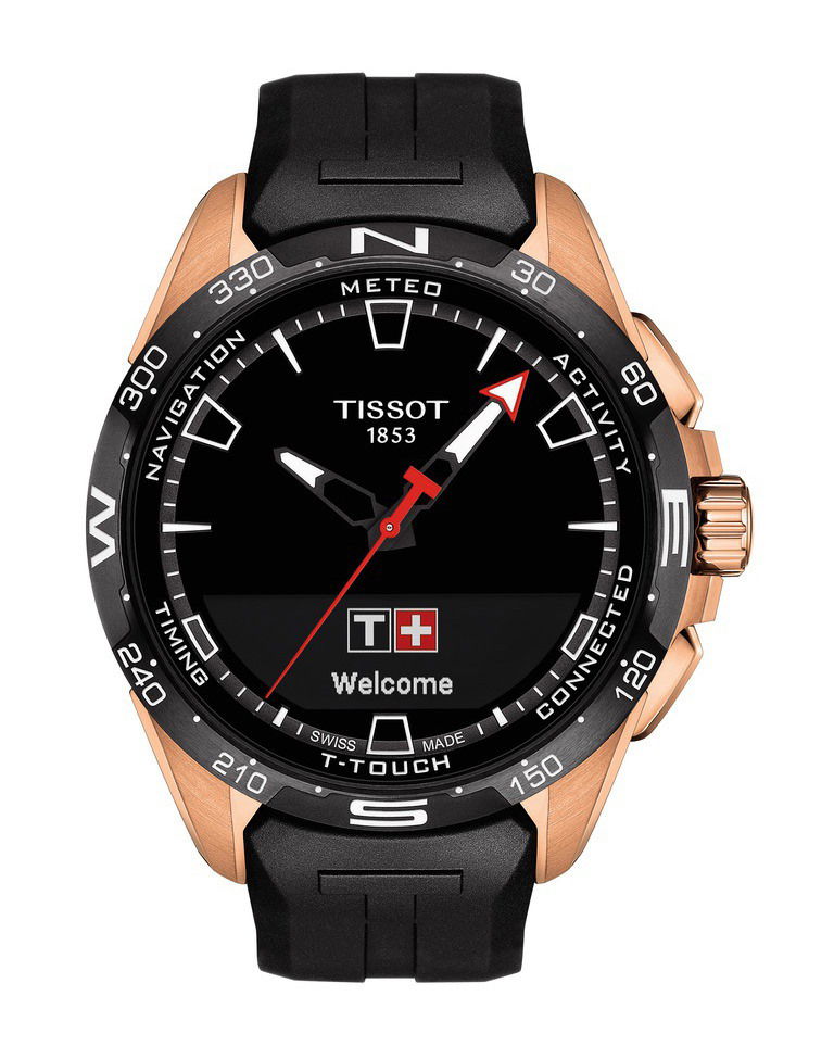 Tissot T-Touch Connect Solar luxury timepiece - detailed view