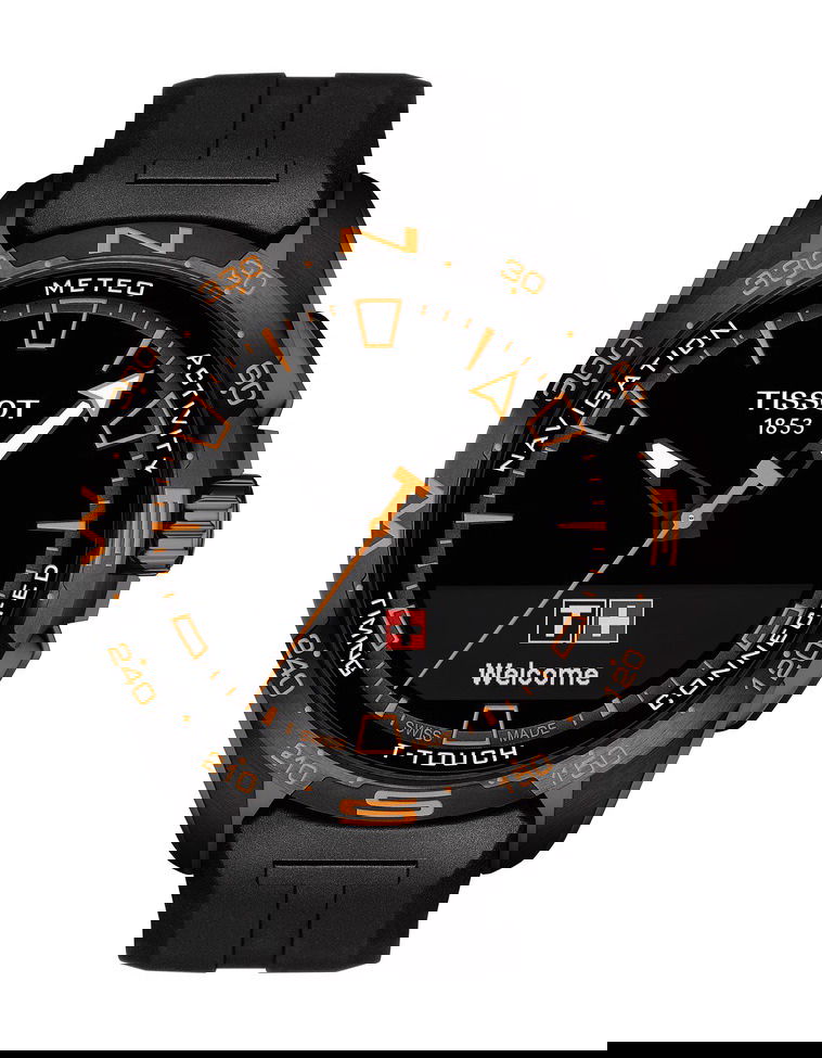 Tissot T-Touch Connect Solar luxury timepiece - detailed view