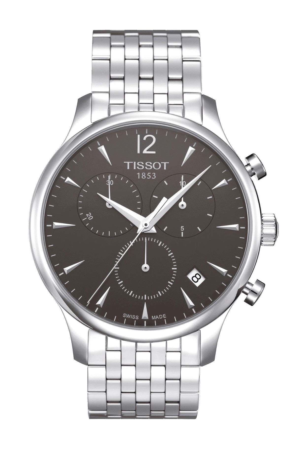 Tissot Tradition Chronograph luxury timepiece - detailed view