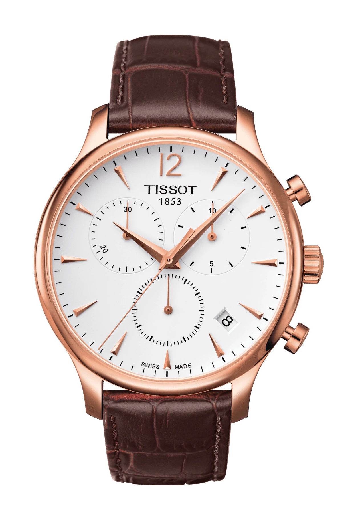 Tissot Tradition Chronograph luxury timepiece - detailed view
