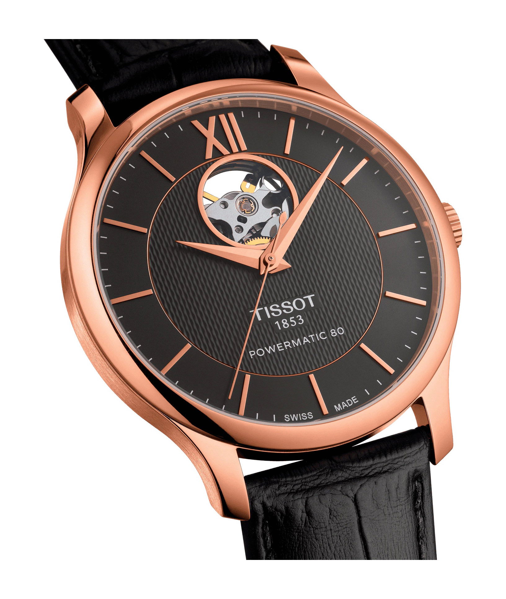 Tissot Tradition Powermatic 80 Open Heart - View 3