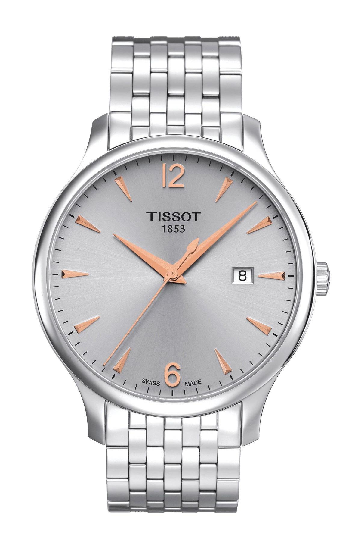 Tissot Tradition luxury timepiece - detailed view