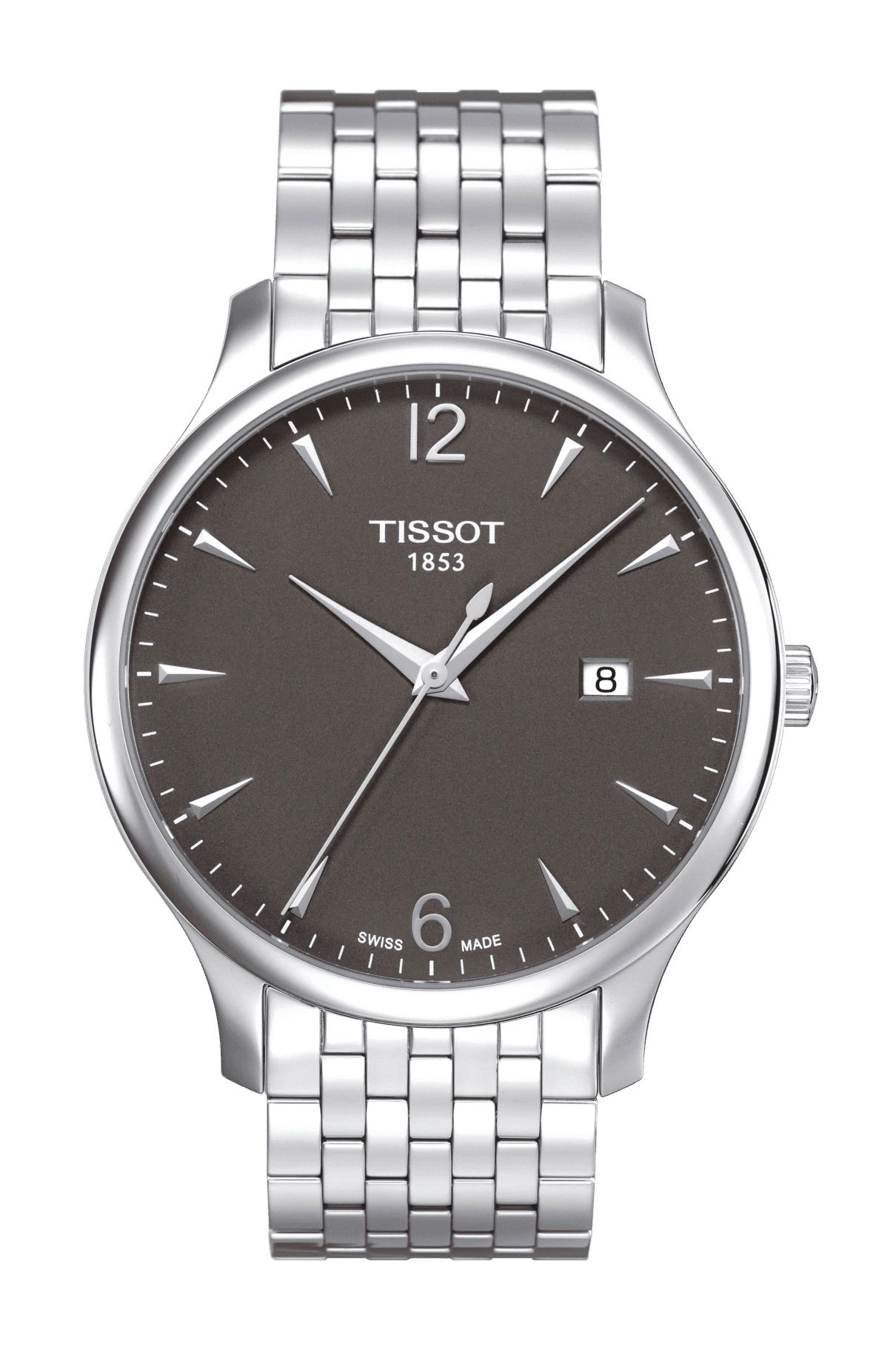 Tissot Tradition luxury timepiece - detailed view