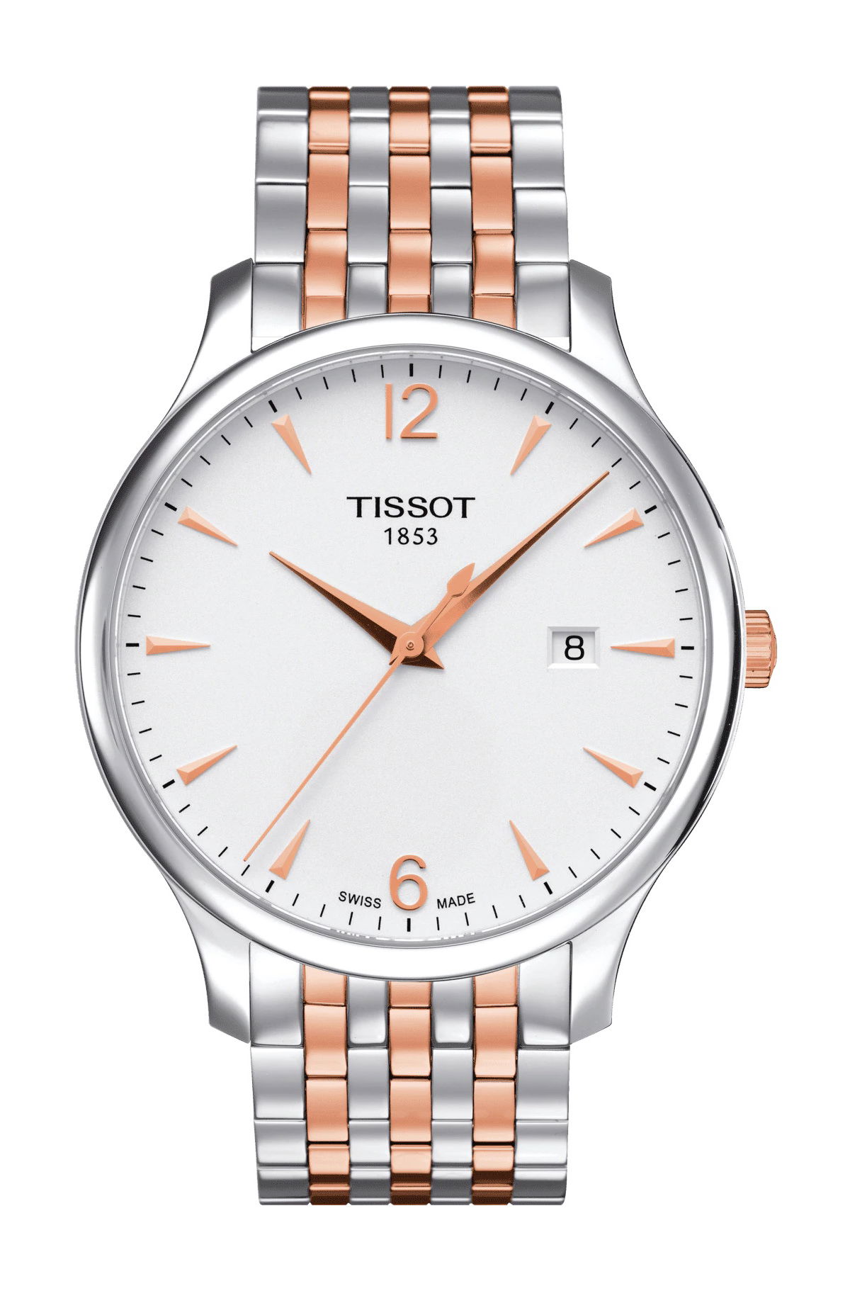 Tissot Tradition luxury timepiece - detailed view