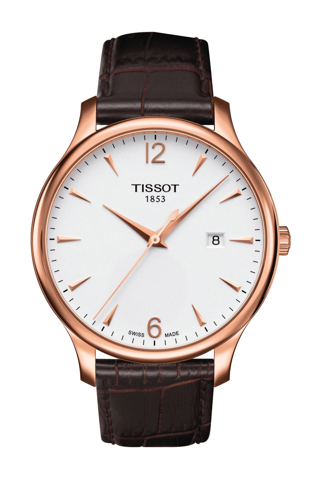 Tissot Tradition luxury timepiece - detailed view