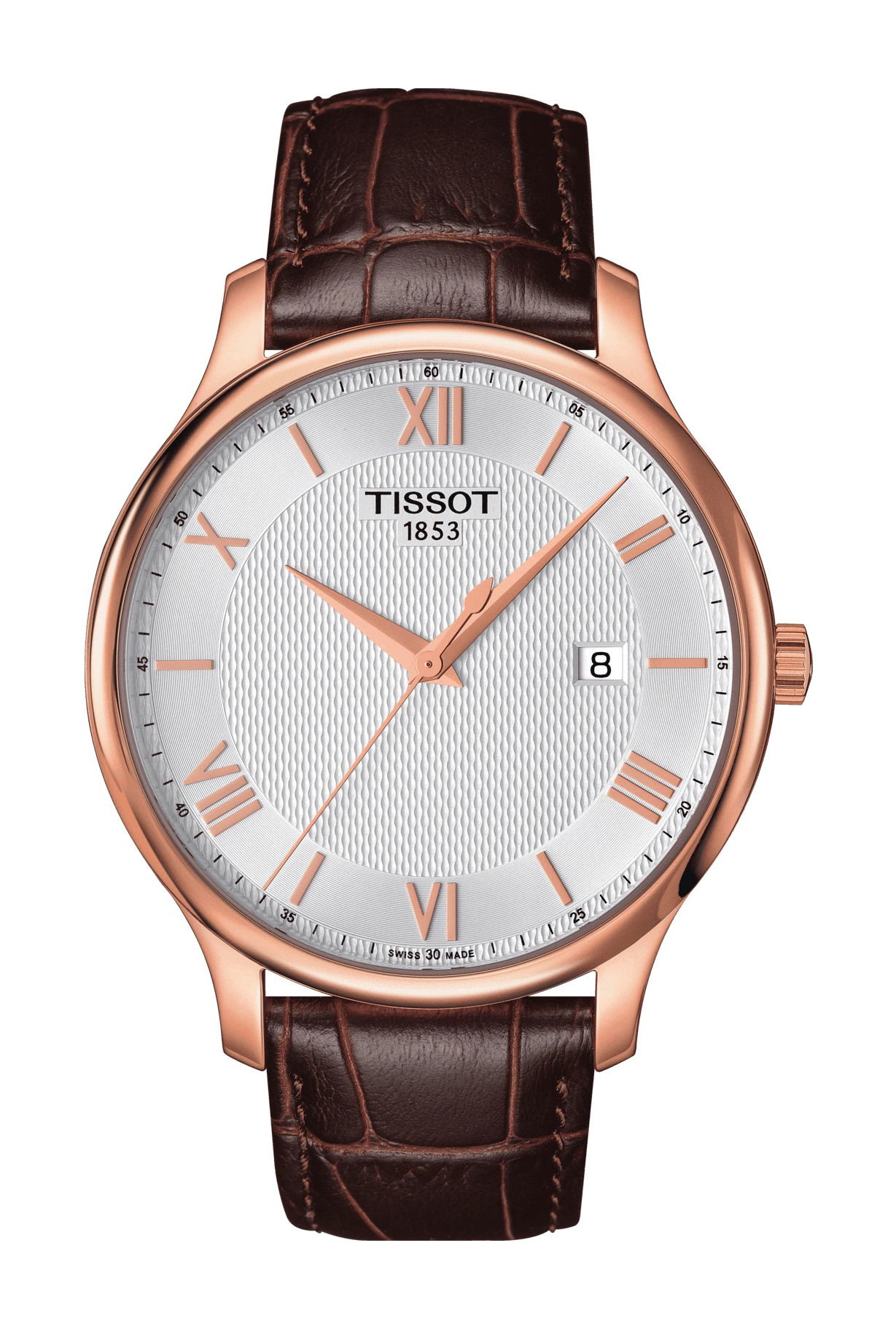Tissot Tradition luxury timepiece - detailed view
