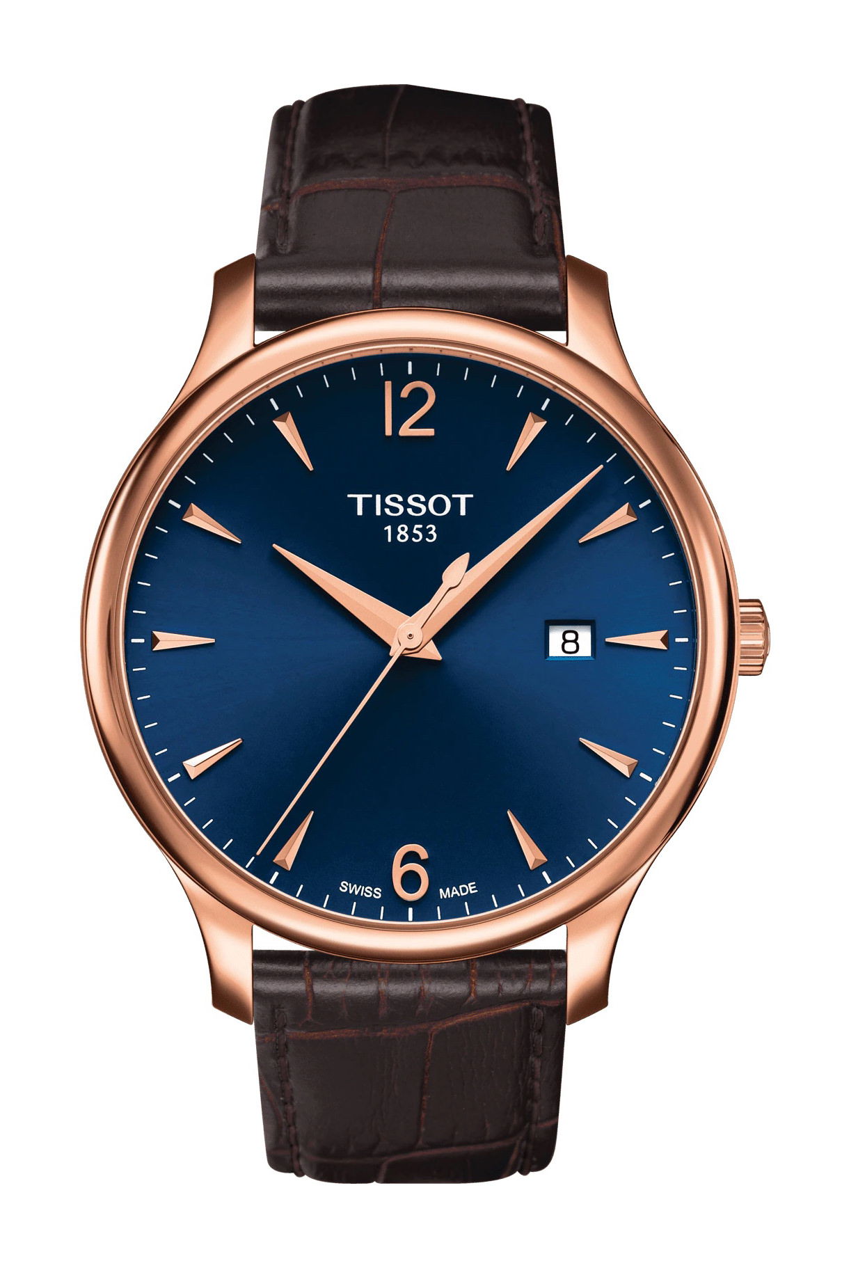 Tissot Tradition luxury timepiece - detailed view