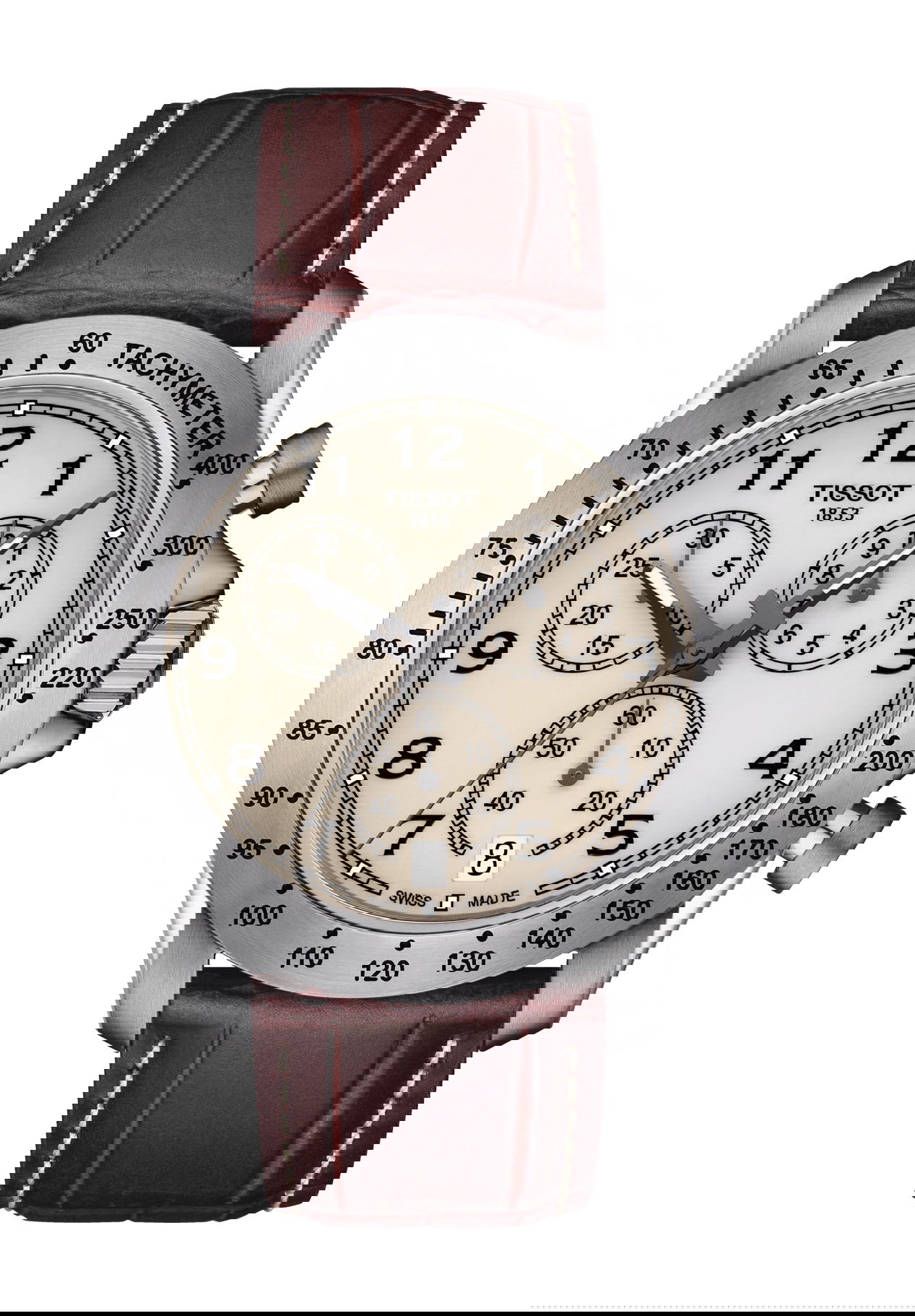 Tissot V8 Quartz Chronograph luxury timepiece - detailed view