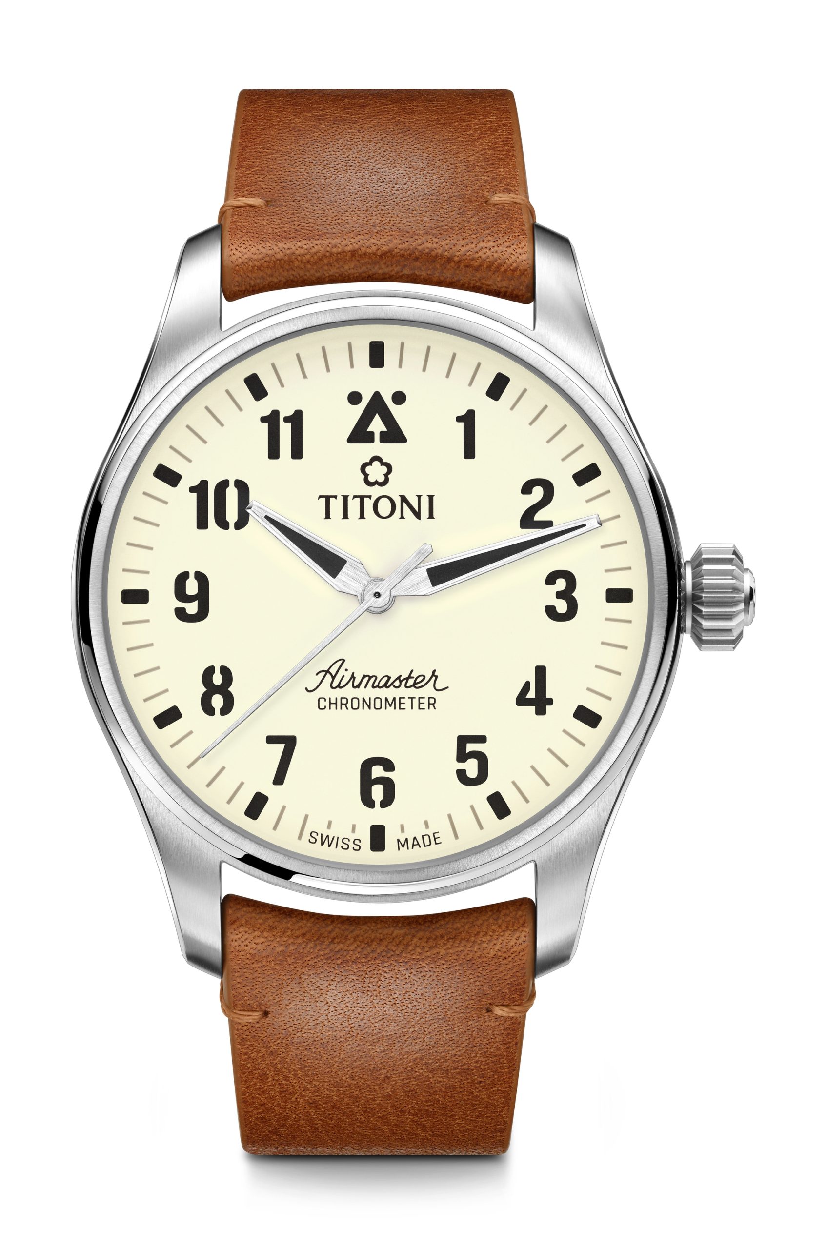 Titoni Airmaster Pilot Titan luxury timepiece - detailed view