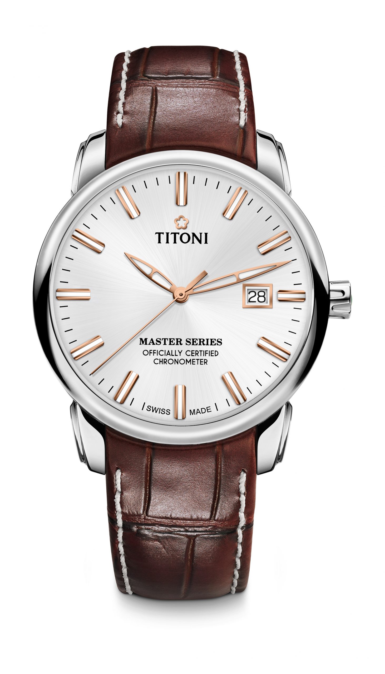 Titoni Master Series luxury timepiece - detailed view