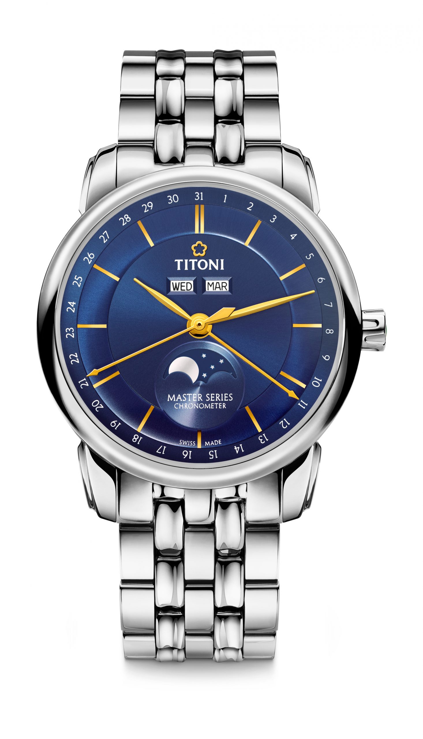 Titoni Master Series luxury timepiece - detailed view