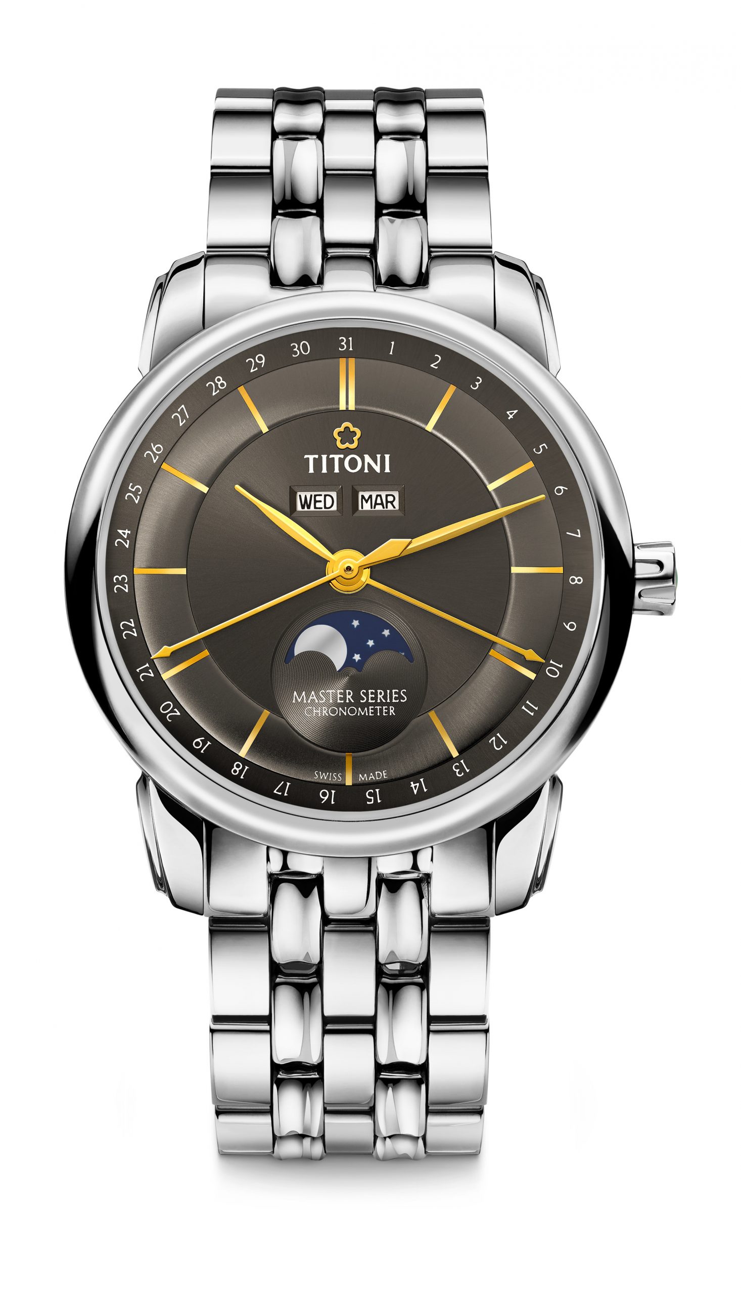 Titoni Master Series luxury timepiece - detailed view