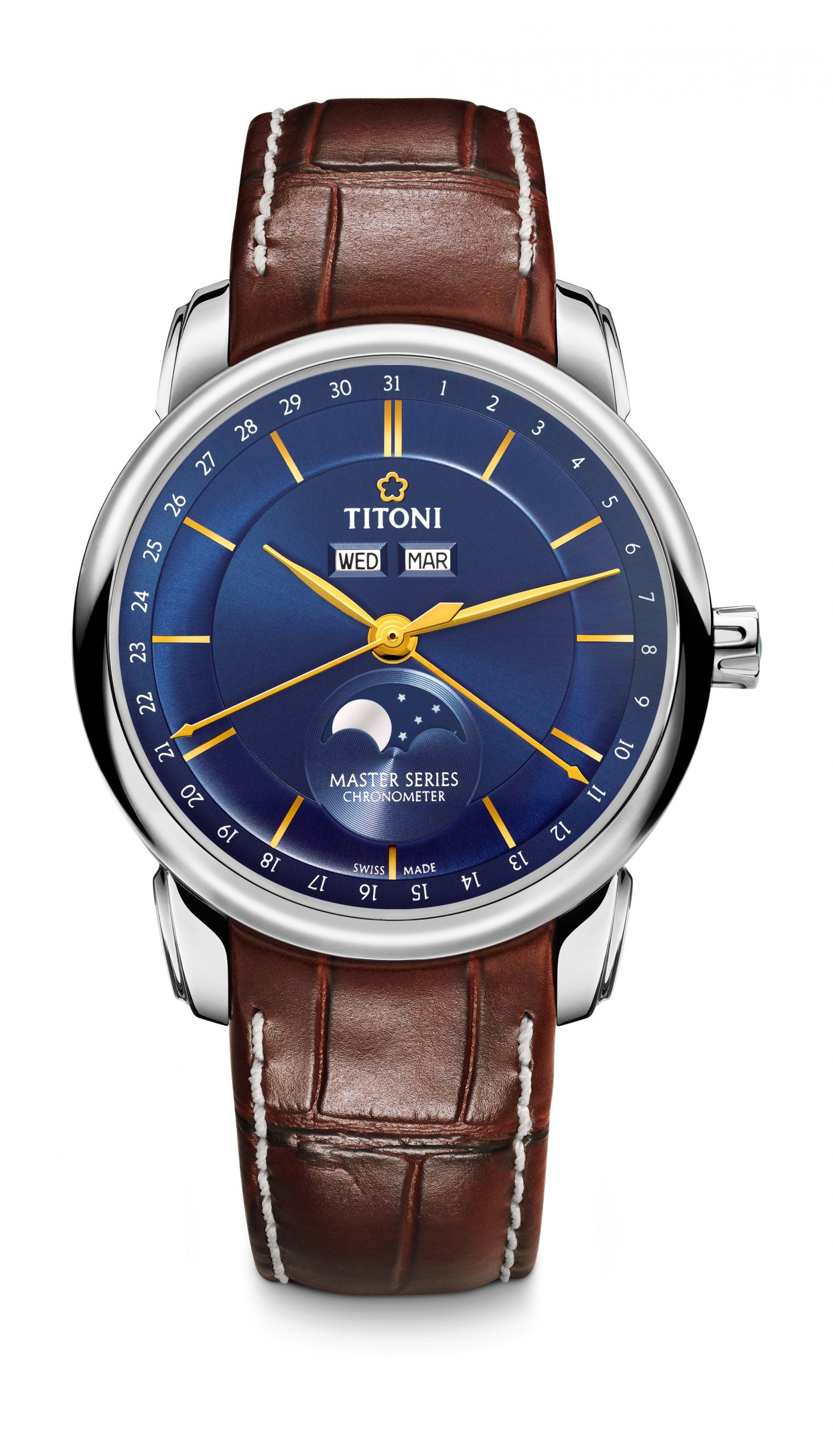 Titoni Master Series luxury timepiece - detailed view