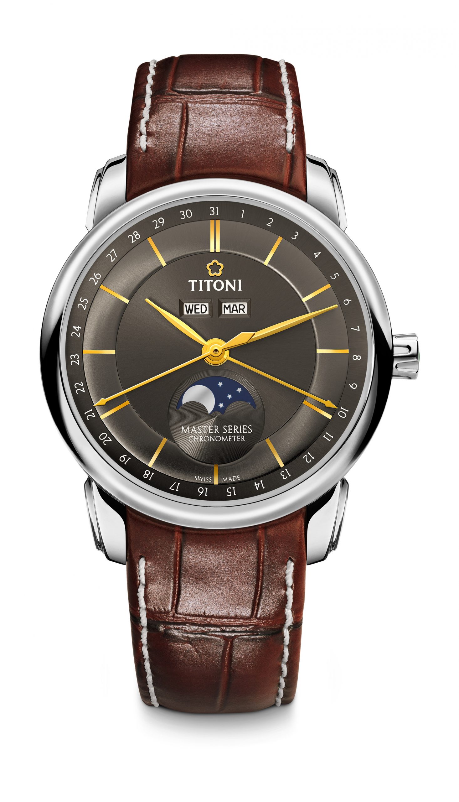 Titoni Master Series luxury timepiece - detailed view