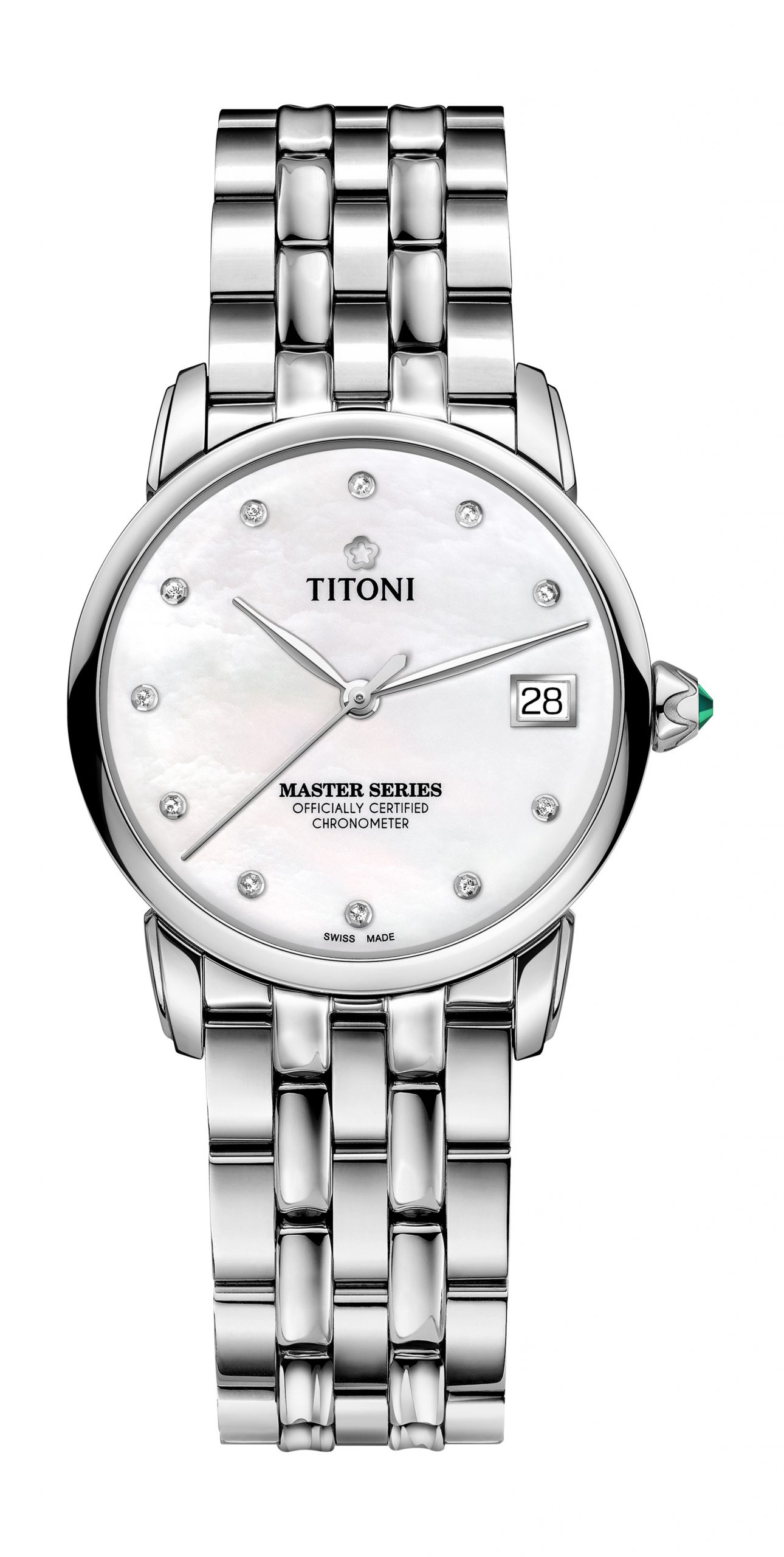 Titoni Master Series Lady luxury timepiece - detailed view