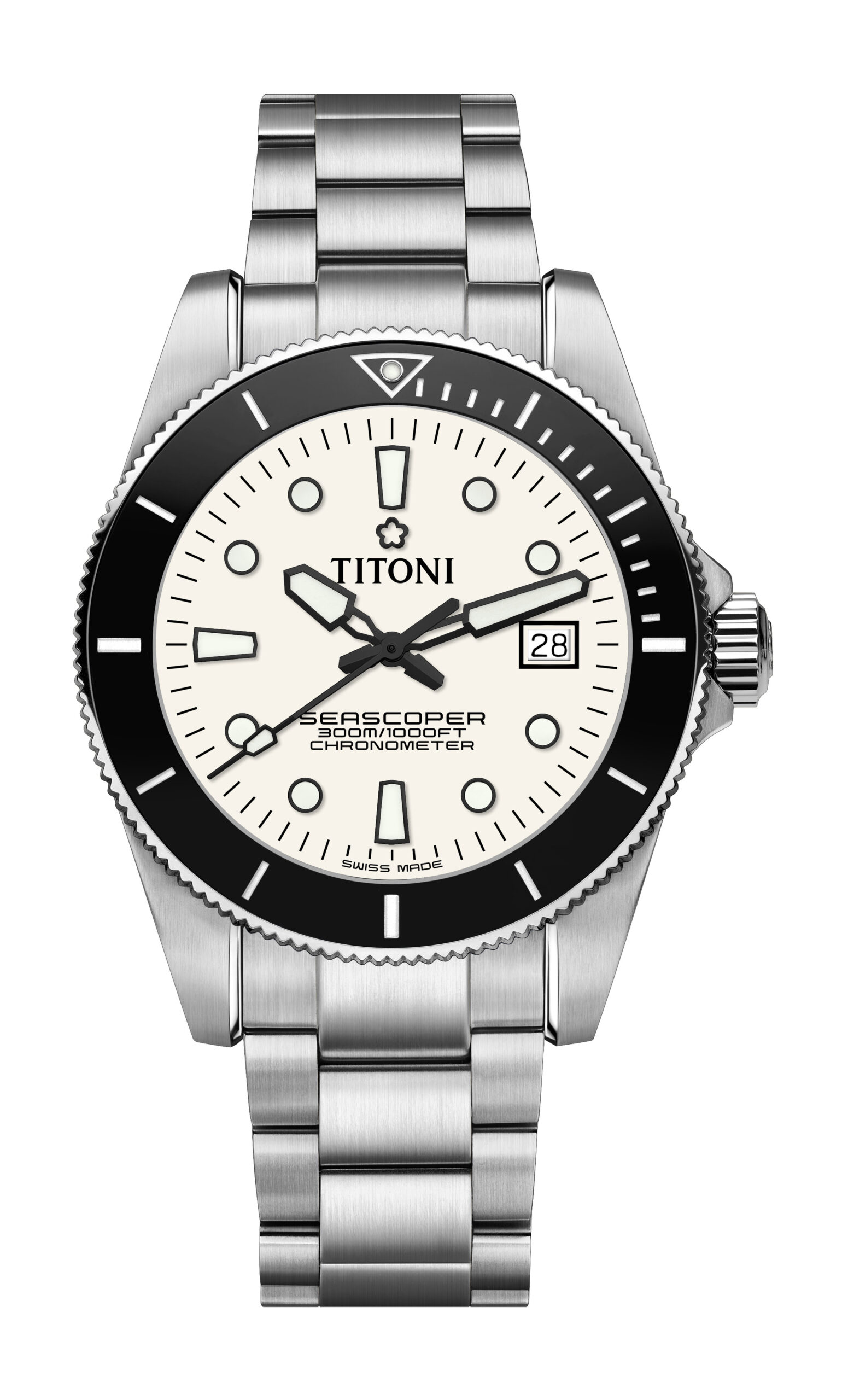Titoni Seascoper luxury timepiece - detailed view