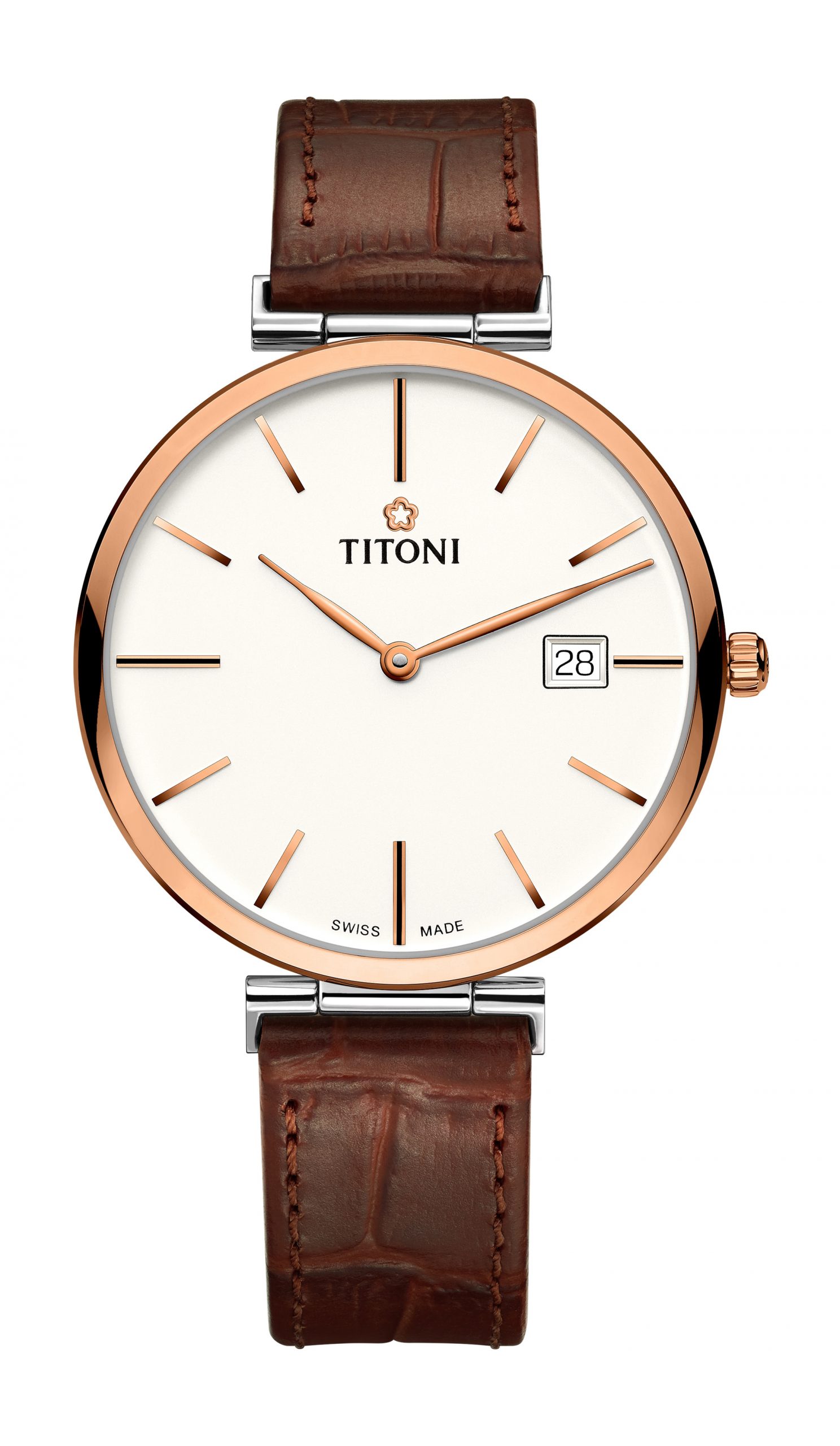 Titoni Slenderline luxury timepiece - detailed view