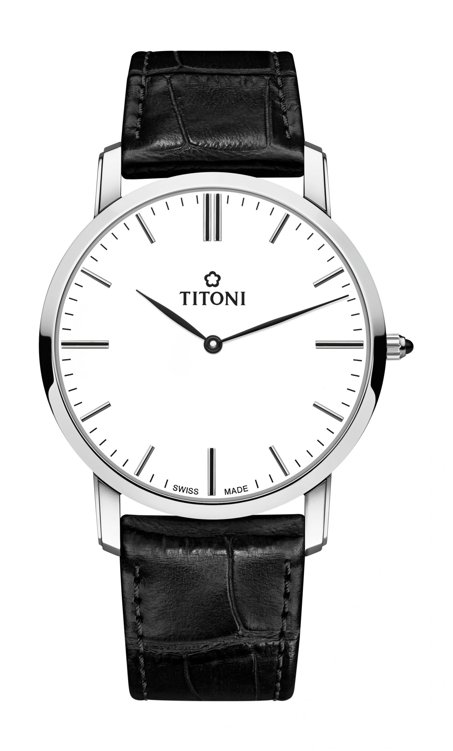 Titoni Slenderline luxury timepiece - detailed view