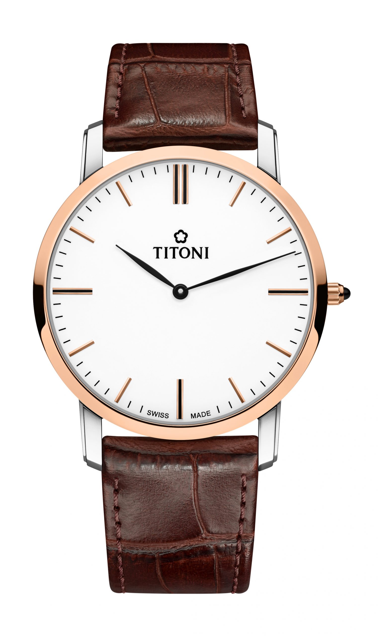 Titoni Slenderline luxury timepiece - detailed view