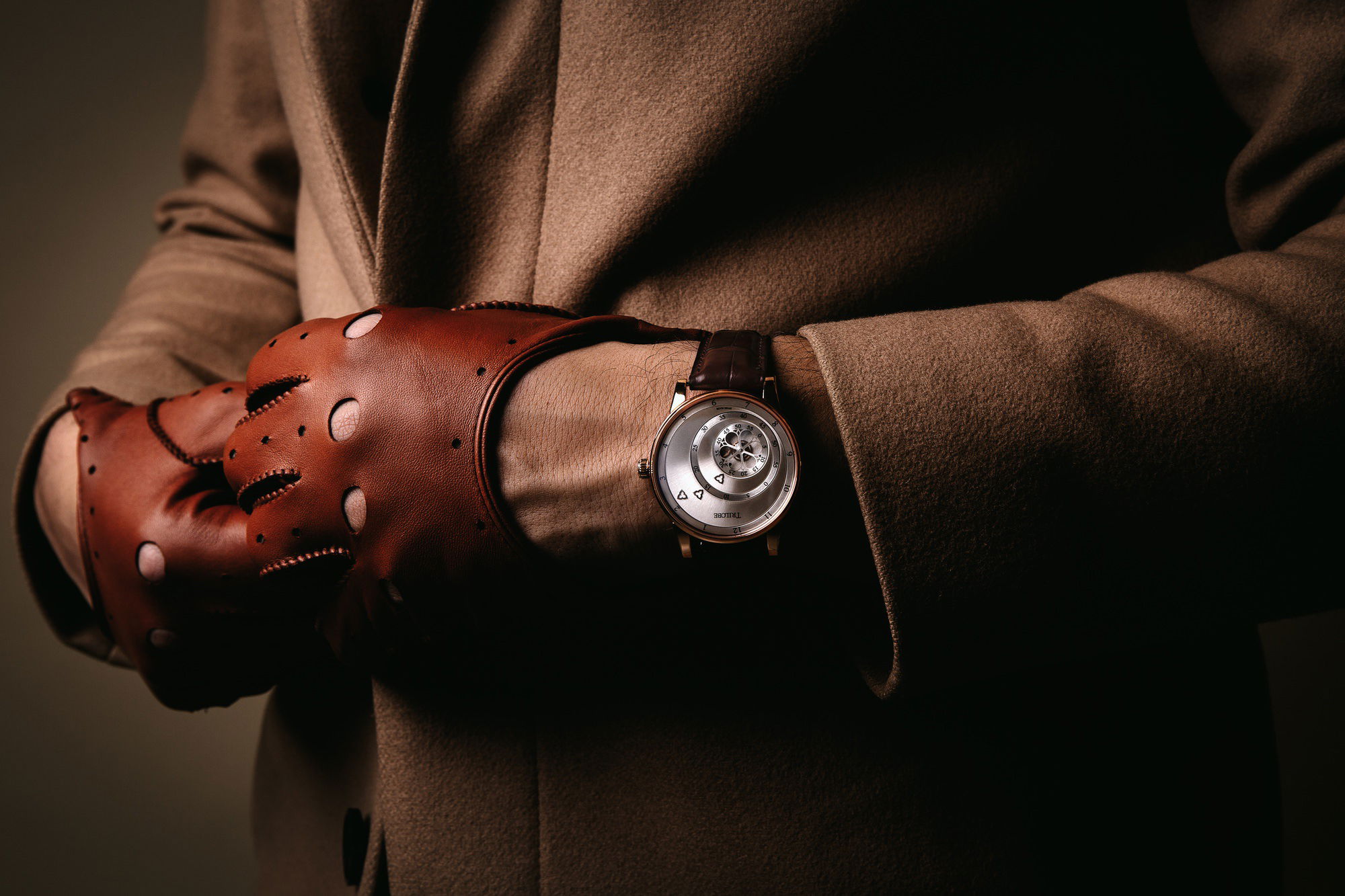 Trilobe Les Matinaux Rose Gold Sunray Silver - View 2