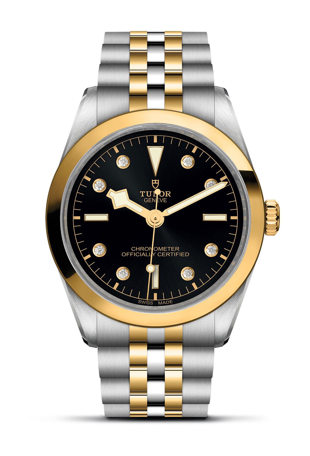 TUDOR Black Bay 36 S&G luxury timepiece - detailed view