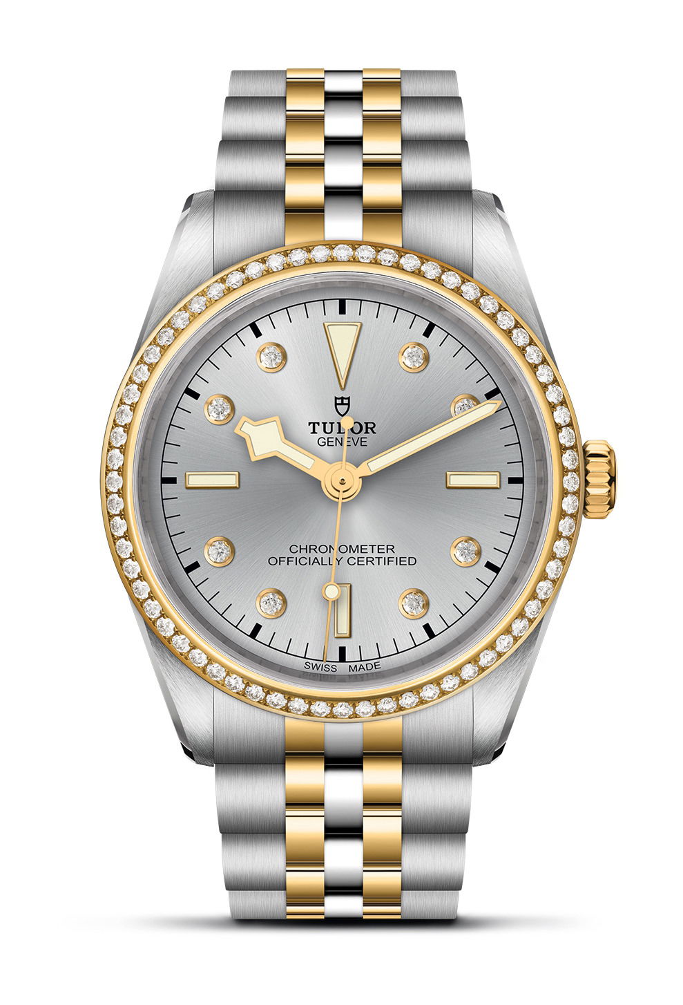 TUDOR Black Bay 36 S&G luxury timepiece - detailed view