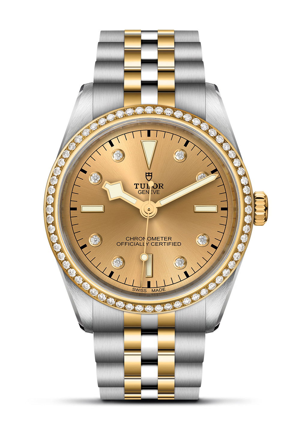 TUDOR Black Bay 36 S&G luxury timepiece - detailed view