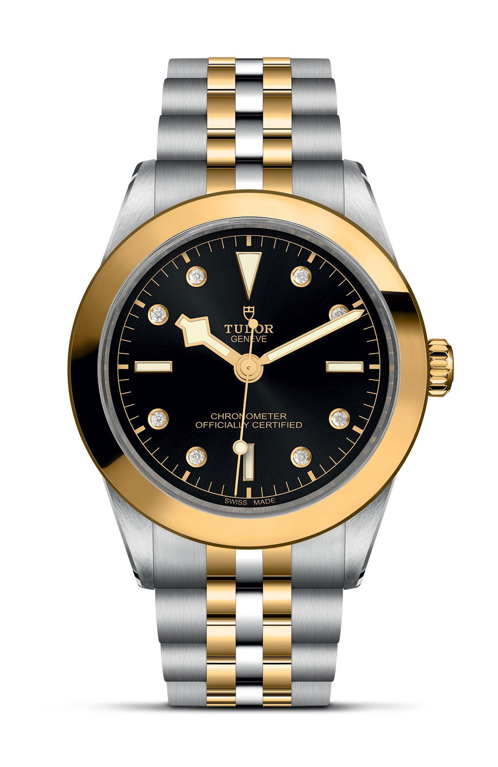 TUDOR Black Bay 39 S&G luxury timepiece - detailed view