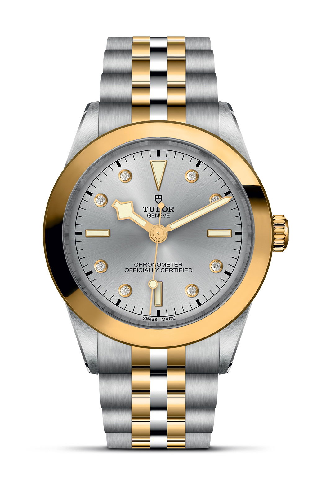 TUDOR Black Bay 39 S&G luxury timepiece - detailed view