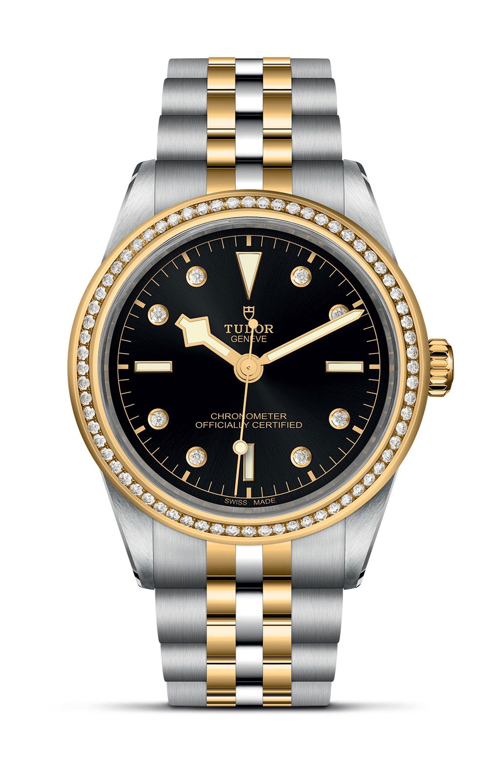 TUDOR Black Bay 39 S&G luxury timepiece - detailed view