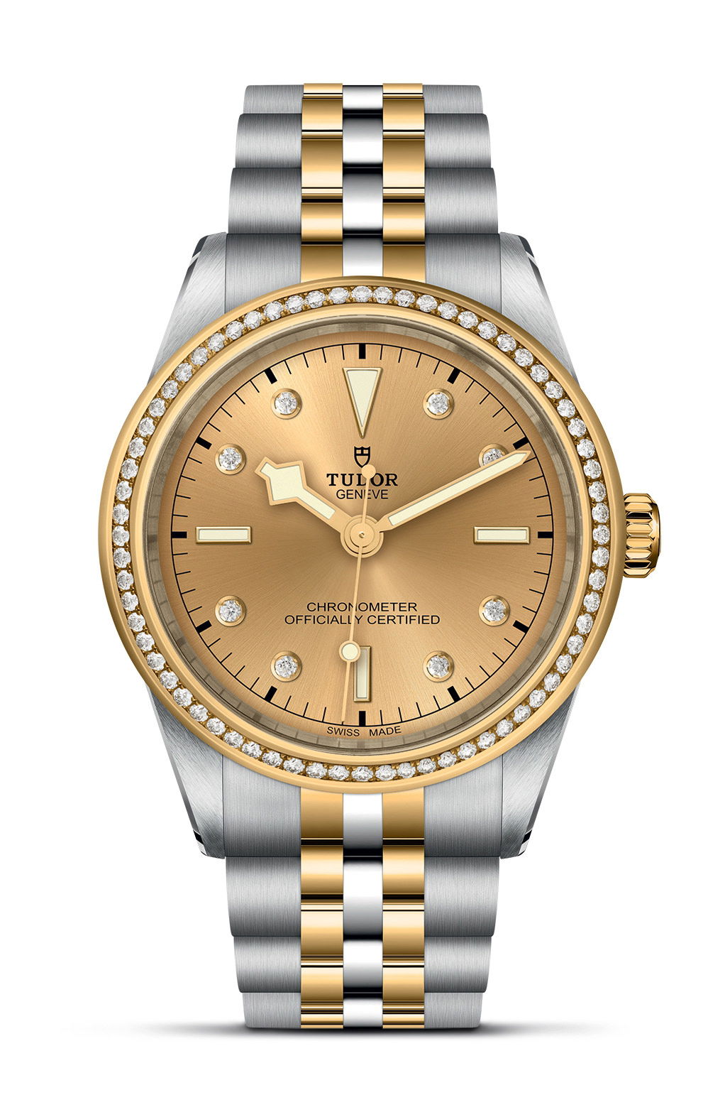TUDOR Black Bay 39 S&G luxury timepiece - detailed view