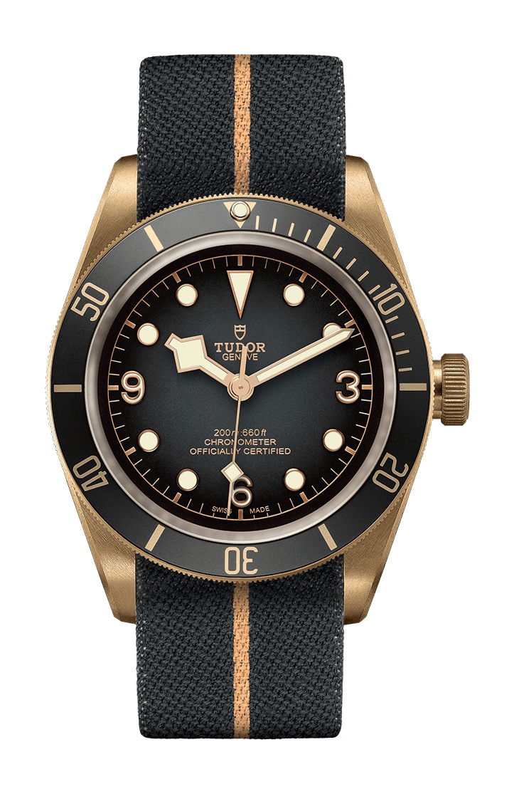 TUDOR Black Bay Bronze luxury timepiece - detailed view