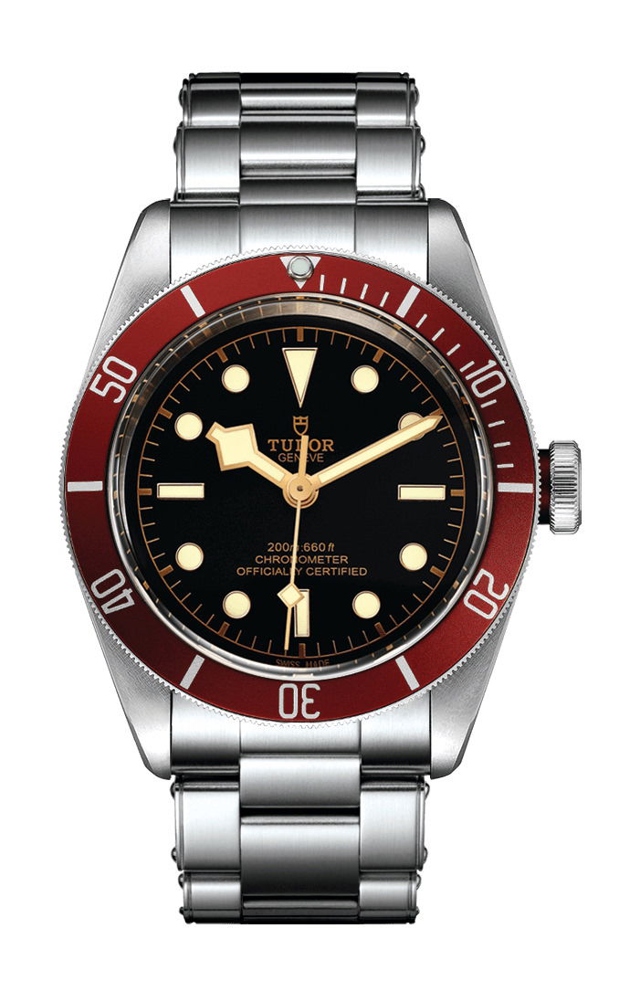 TUDOR Black Bay luxury timepiece - detailed view