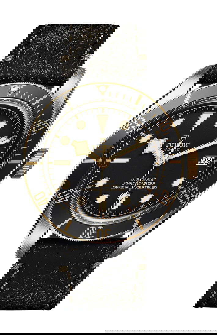 TUDOR Black Bay S&G luxury timepiece - detailed view