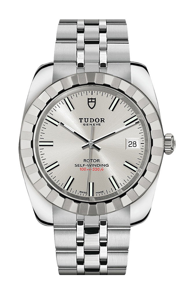 TUDOR Classic Date luxury timepiece - detailed view