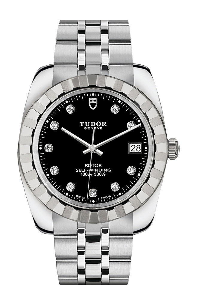 TUDOR Classic Date luxury timepiece - detailed view