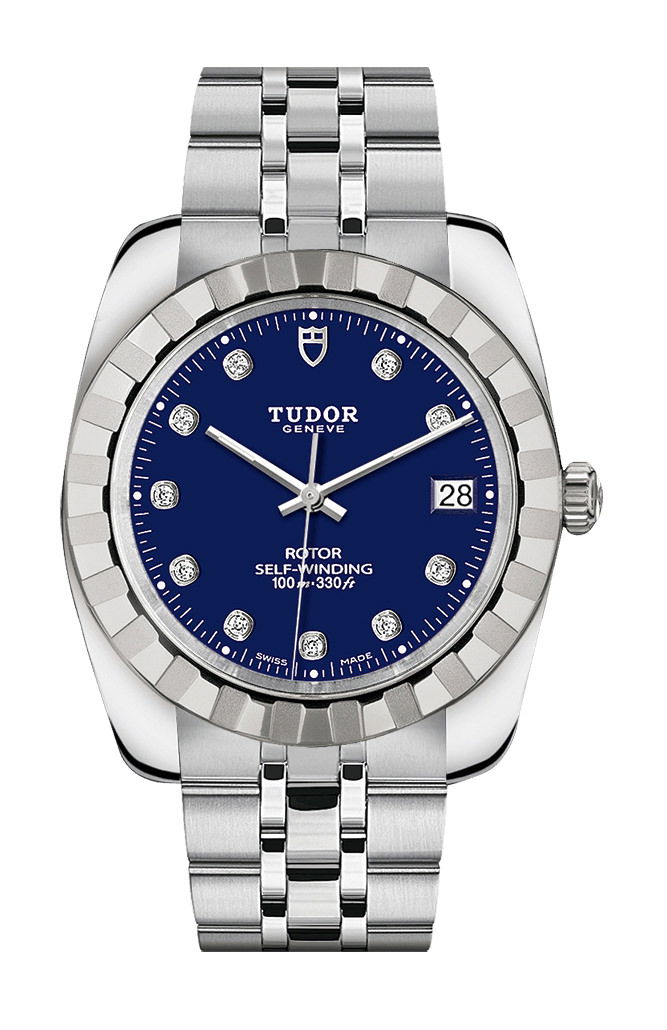 TUDOR Classic Date luxury timepiece - detailed view