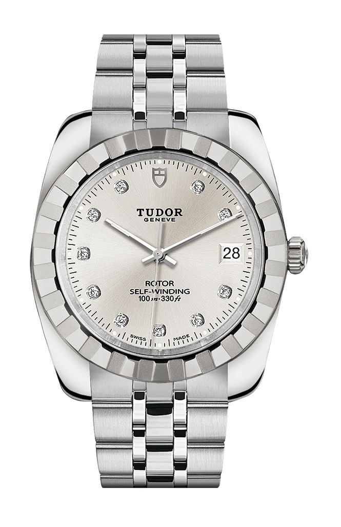 TUDOR Classic Date luxury timepiece - detailed view