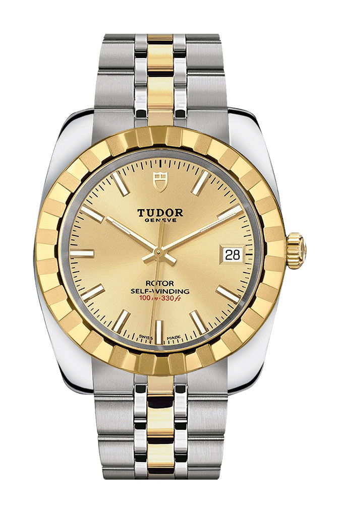 TUDOR Classic Date luxury timepiece - detailed view