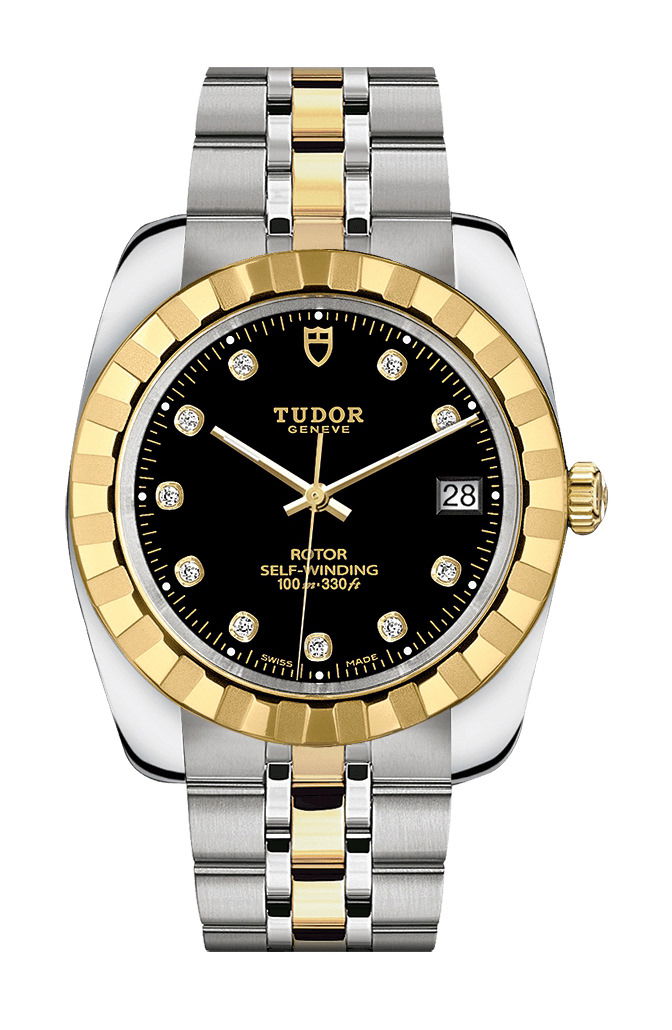TUDOR Classic Date luxury timepiece - detailed view