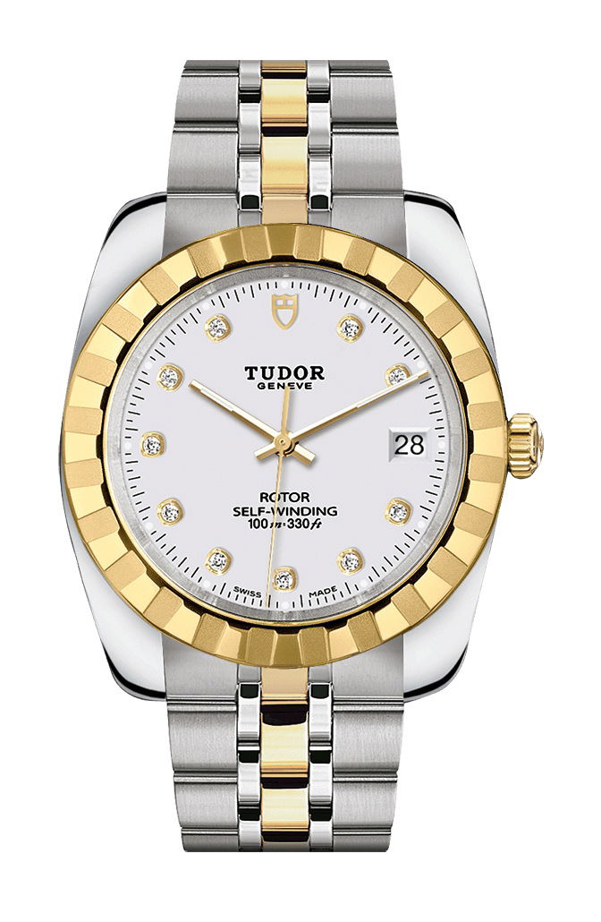 TUDOR Classic Date luxury timepiece - detailed view