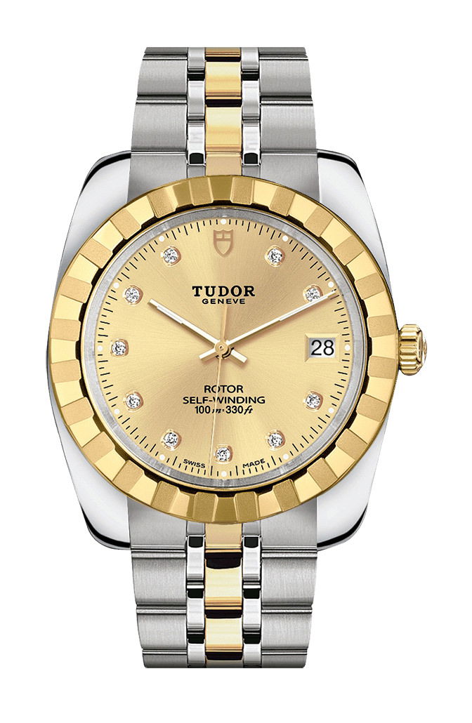 TUDOR Classic Date luxury timepiece - detailed view