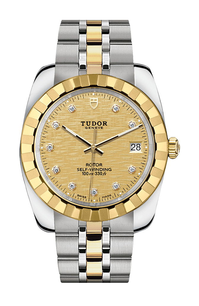 TUDOR Classic Date luxury timepiece - detailed view