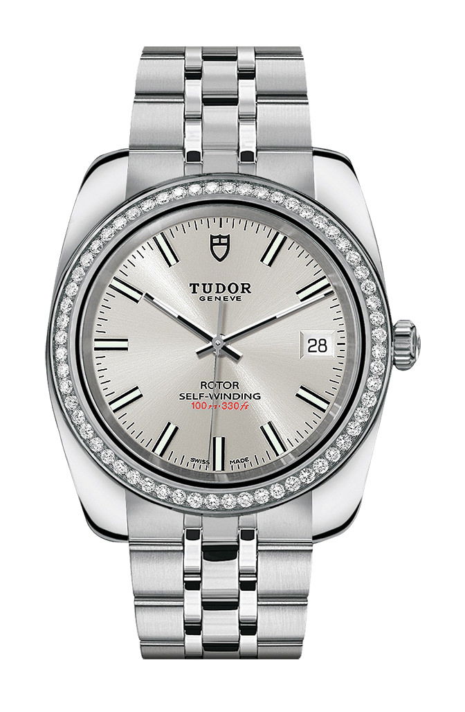 TUDOR Classic Date luxury timepiece - detailed view